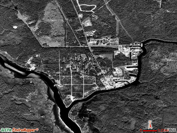 St. Marks satellite photo by USGS 