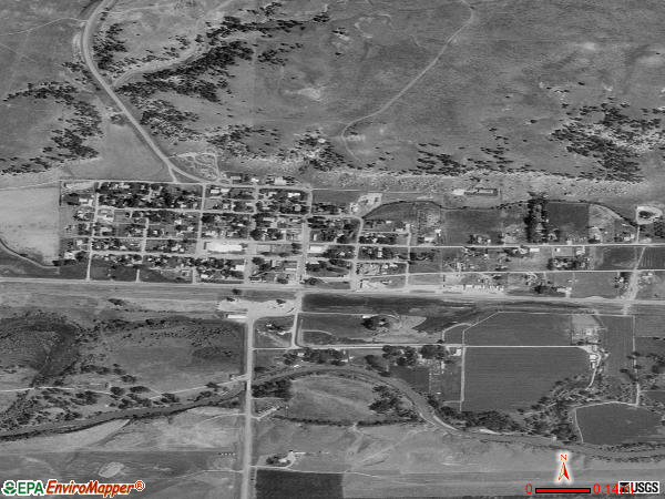 Ryegate satellite photo by USGS 