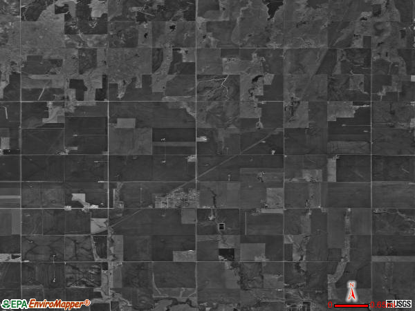 Breckenridge satellite photo by USGS 