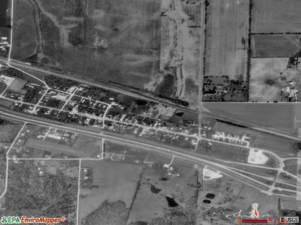 High Hill satellite photo by USGS 