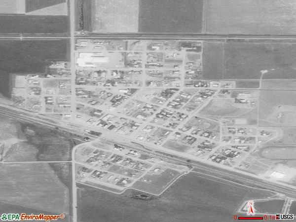 Saco satellite photo by USGS 