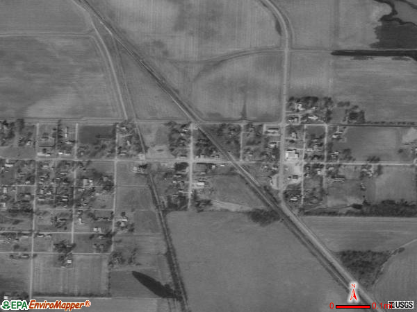 Asbury satellite photo by USGS 
