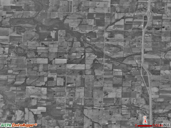 Carytown satellite photo by USGS 