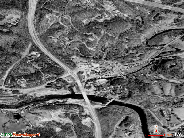 Dillsboro satellite photo by USGS 