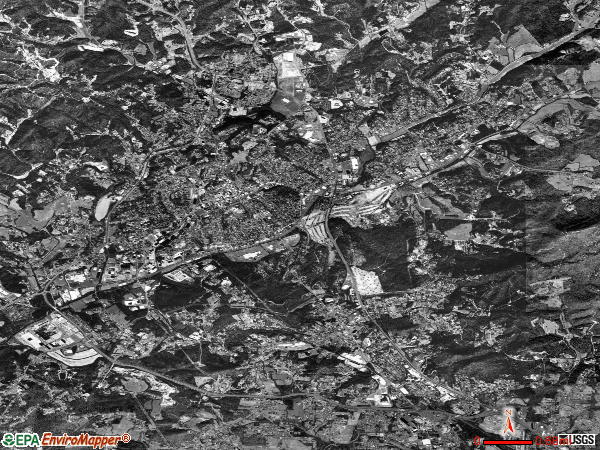 Lenoir satellite photo by USGS 