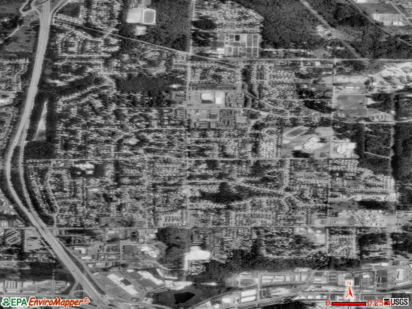 Kingsgate satellite photo by USGS 