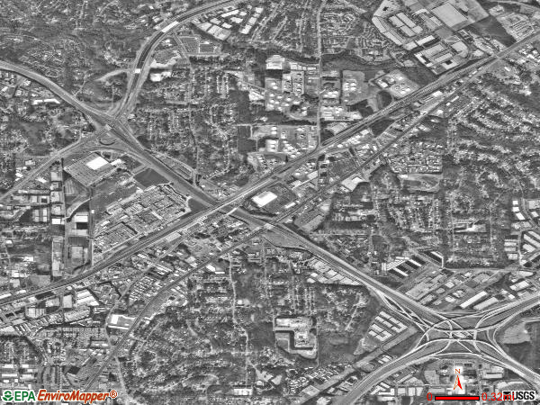 Doraville satellite photo by USGS 