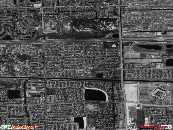 Lake Lucerne satellite photo by USGS 
