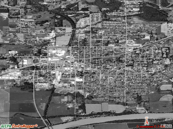Sedro-Woolley satellite photo by USGS 