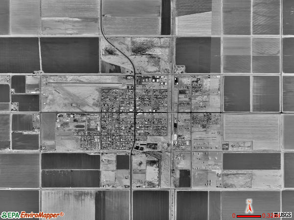 Calipatria satellite photo by USGS 