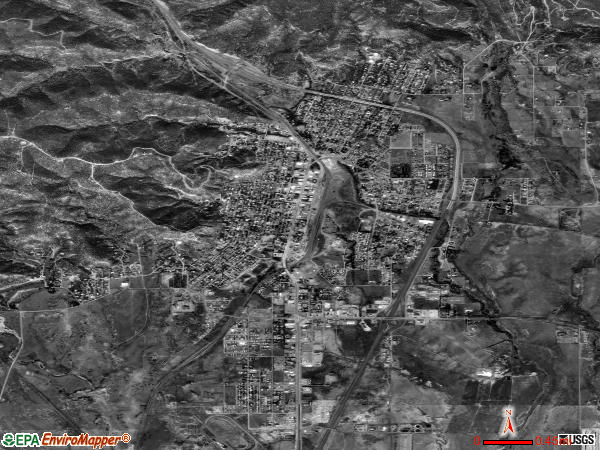 Raton satellite photo by USGS