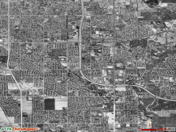Taylorsville satellite photo by USGS 