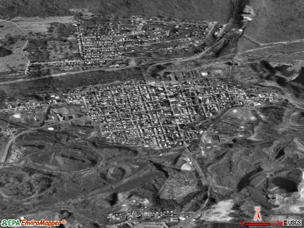 Shenandoah satellite photo by USGS 