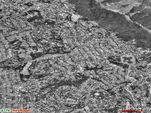 Kensington satellite photo by USGS 