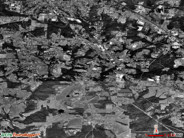 Sawmills satellite photo by USGS 