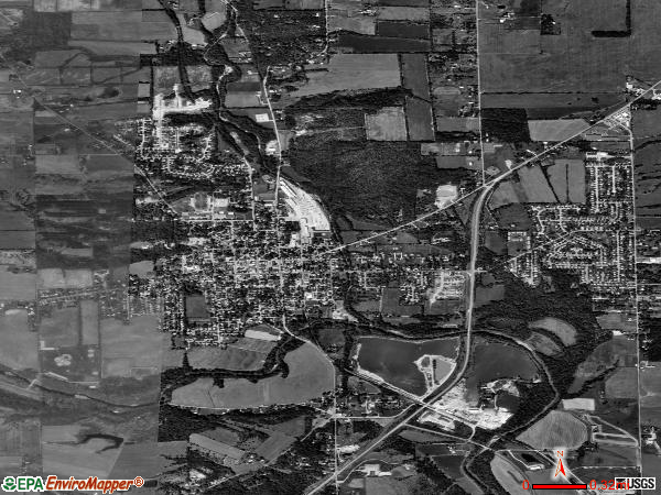 Germantown satellite photo by USGS 
