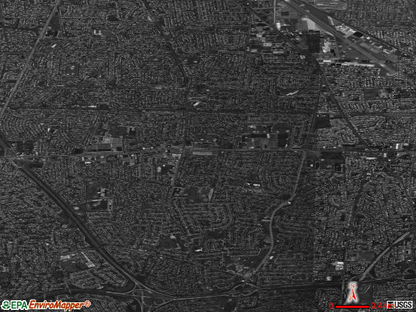 Levittown satellite photo by USGS 