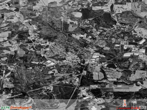 Mocksville satellite photo by USGS 