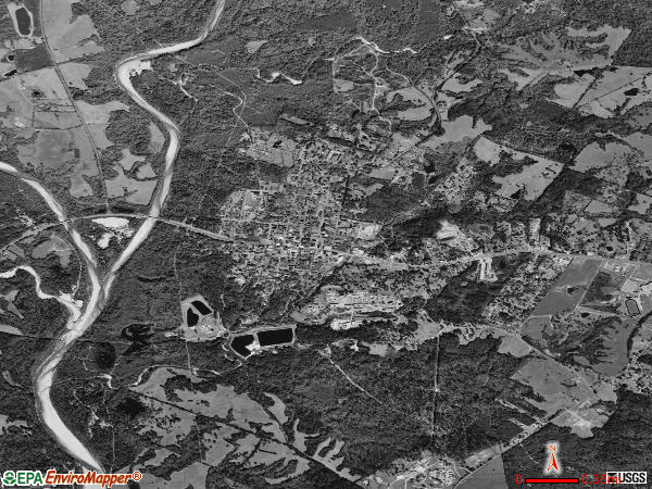 Jackson satellite photo by USGS 
