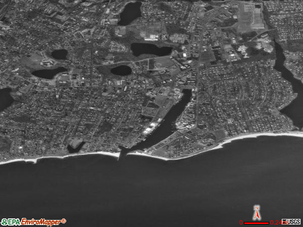 Falmouth satellite photo by USGS 