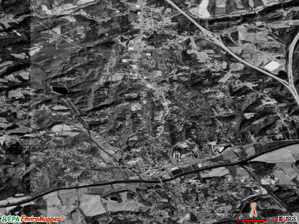 Elkin satellite photo by USGS 