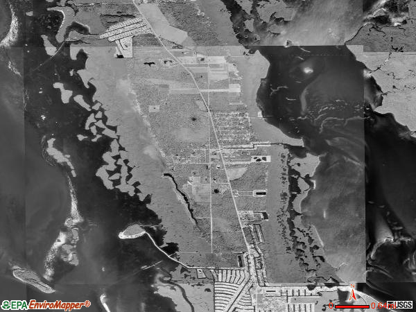 St. James City satellite photo by USGS 