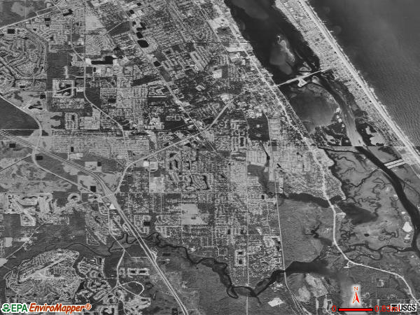Port Orange satellite photo by USGS 