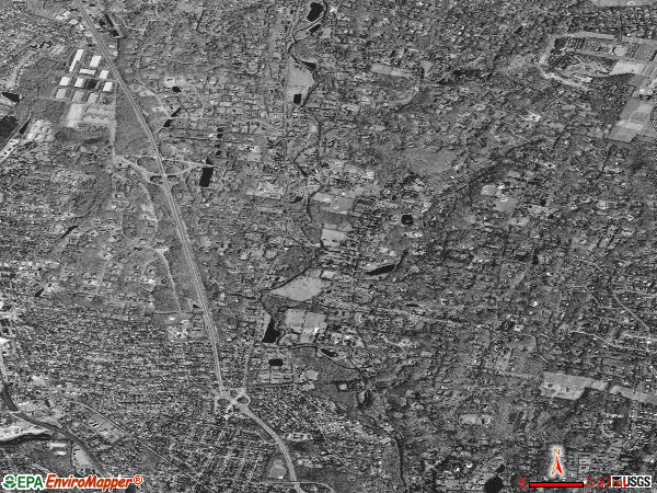 Saddle River satellite photo by USGS 