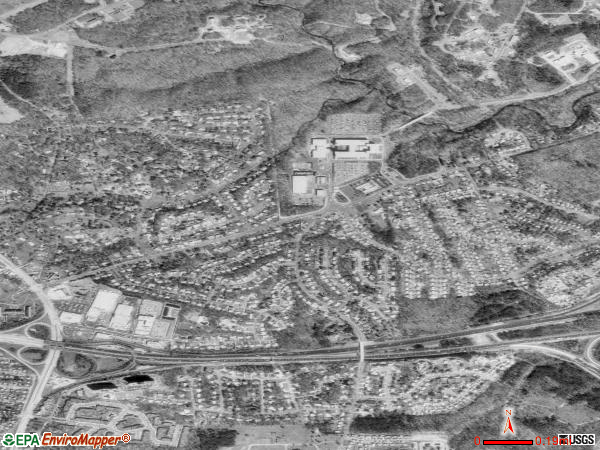 Hillandale satellite photo by USGS 