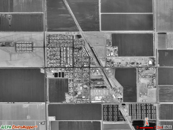 Heber satellite photo by USGS 