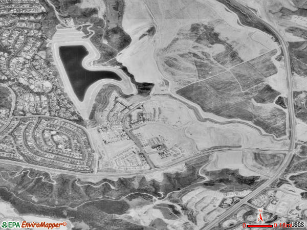 San Joaquin Hills satellite photo by USGS 