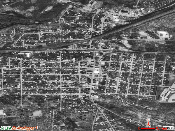 Portage satellite photo by USGS 