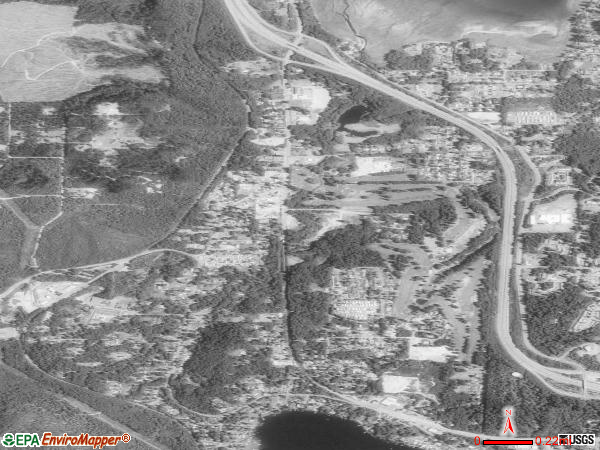 Erlands Point-Kitsap Lake satellite photo by USGS 