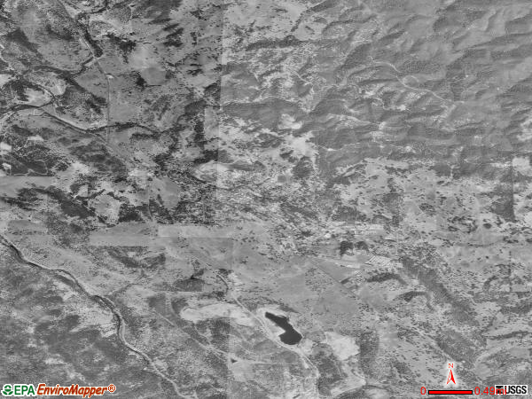 San Andreas satellite photo by USGS 