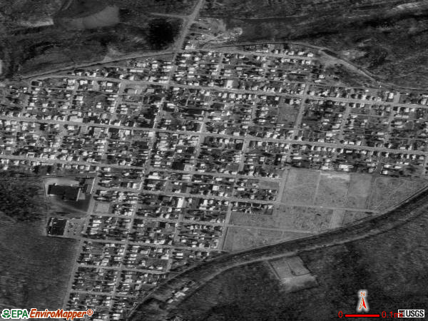 McAdoo satellite photo by USGS 