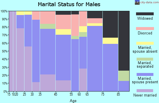 Abbeville marital status for males