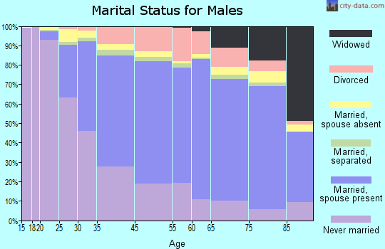 Malden marital status for males