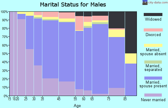 Marlborough marital status for males