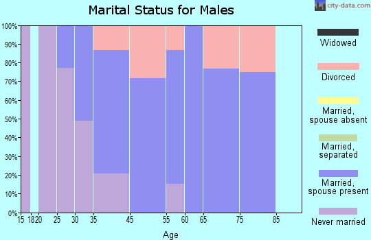 Mashpee Neck marital status for males