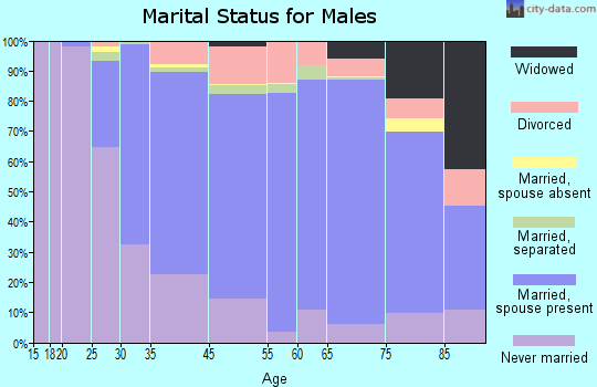 Norwood marital status for males