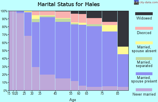 Stoneham marital status for males