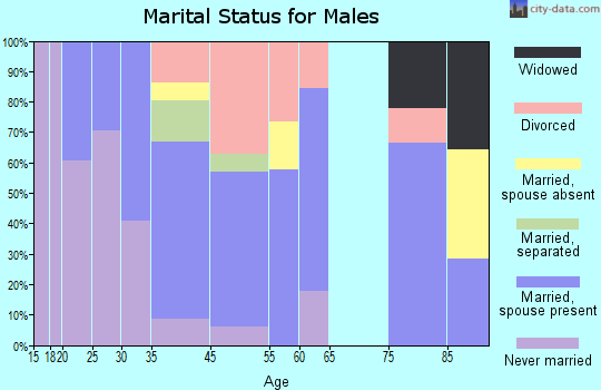 Warren marital status for males