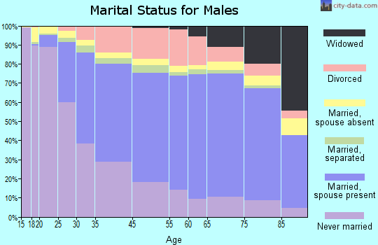Worcester marital status for males