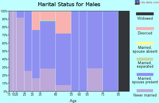 Addison marital status for males