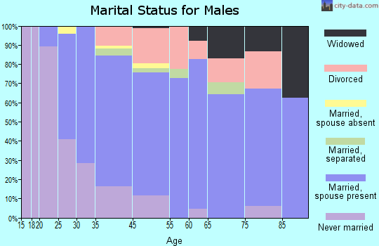 Algonac marital status for males