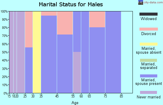Allen marital status for males