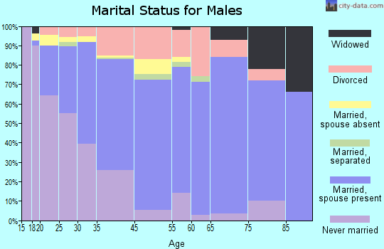 Alpena marital status for males