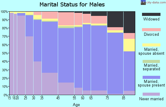 Ann Arbor marital status for males