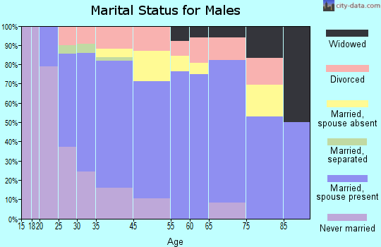 Bridgman marital status for males