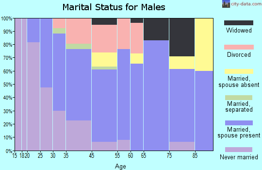 Cassopolis marital status for males